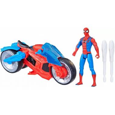 Rinkinys Hasbro Spiderman Web Blast Cycle F6899, 10 cm