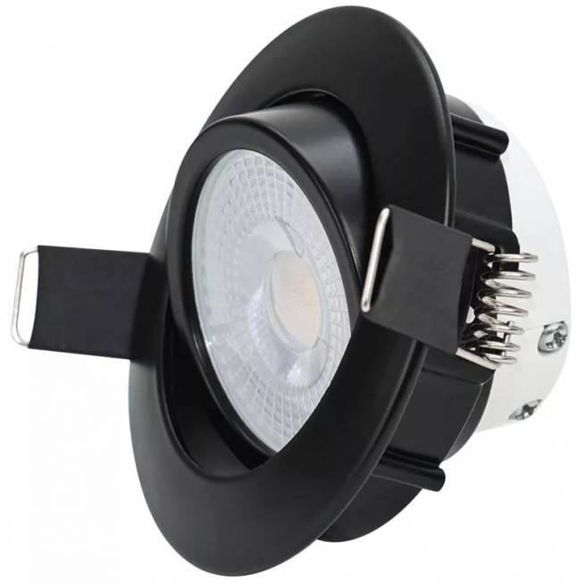 Įmontuojamas šviestuvas įleidžiamas LEDlife Spotlight SP-07, 4000°K, LED, juodas