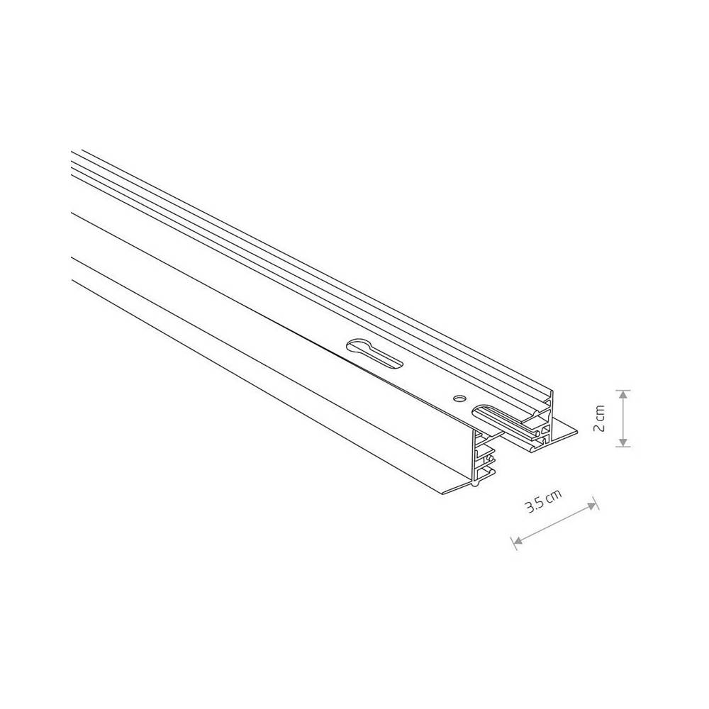 Virštinkinis bėgelis Nowodvorski Profile Track 9448, 1000 mm