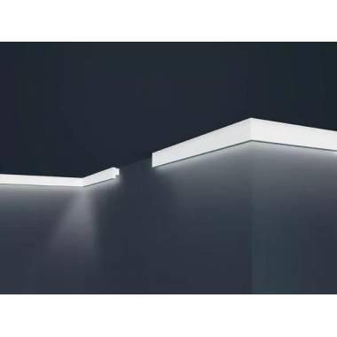 Apdailos juostelė Marbet E-44 LED, balta, 2 m x 20 mm