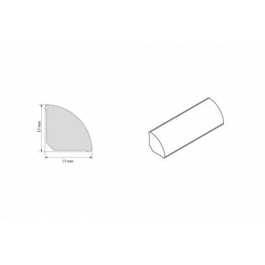 Apdailos juostelė Cezar W-PC-C14-107-250, riešuto, 2.5 m x 13 mm