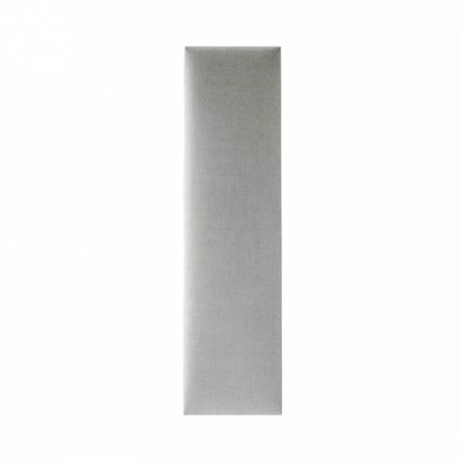 Dekoratyvinė tekstilinė sienų plokštė Mollis Basic Light Grey, 60 cm x 15 cm x 3.7 cm