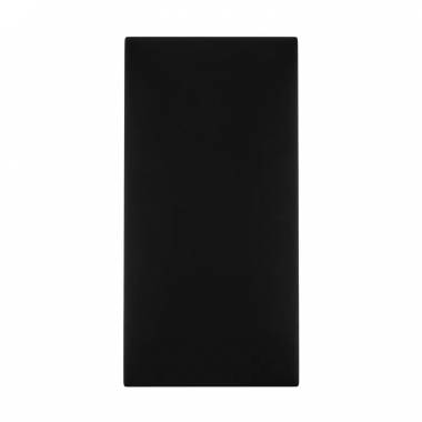 Dekoratyvinė tekstilinė sienų plokštė Mollis Basic Black, 60 cm x 30 cm x 3.7 cm