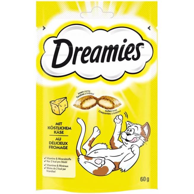 Skanėstas katėms Dreamies Snacks, sūris, 0.06 kg