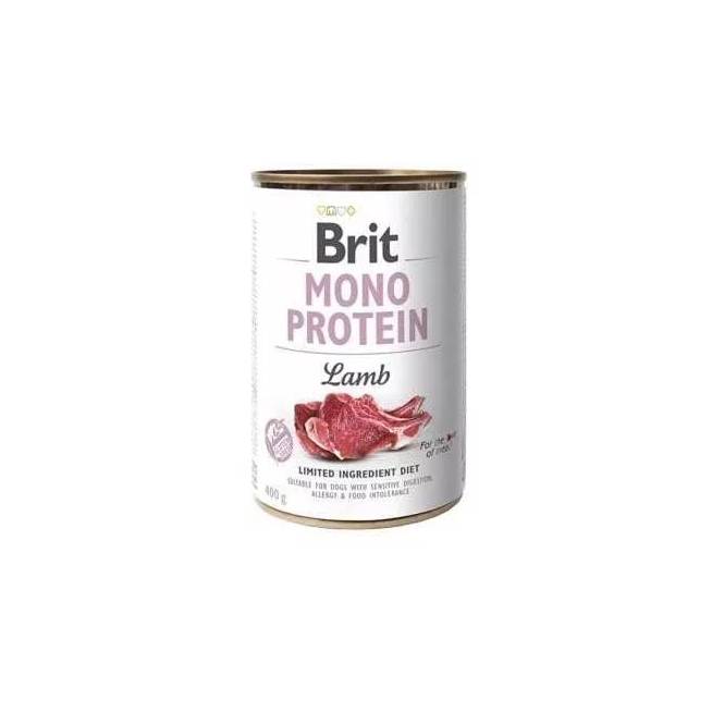 Šlapias šunų maistas Brit Mono Protein, ėriena, 0,4 kg