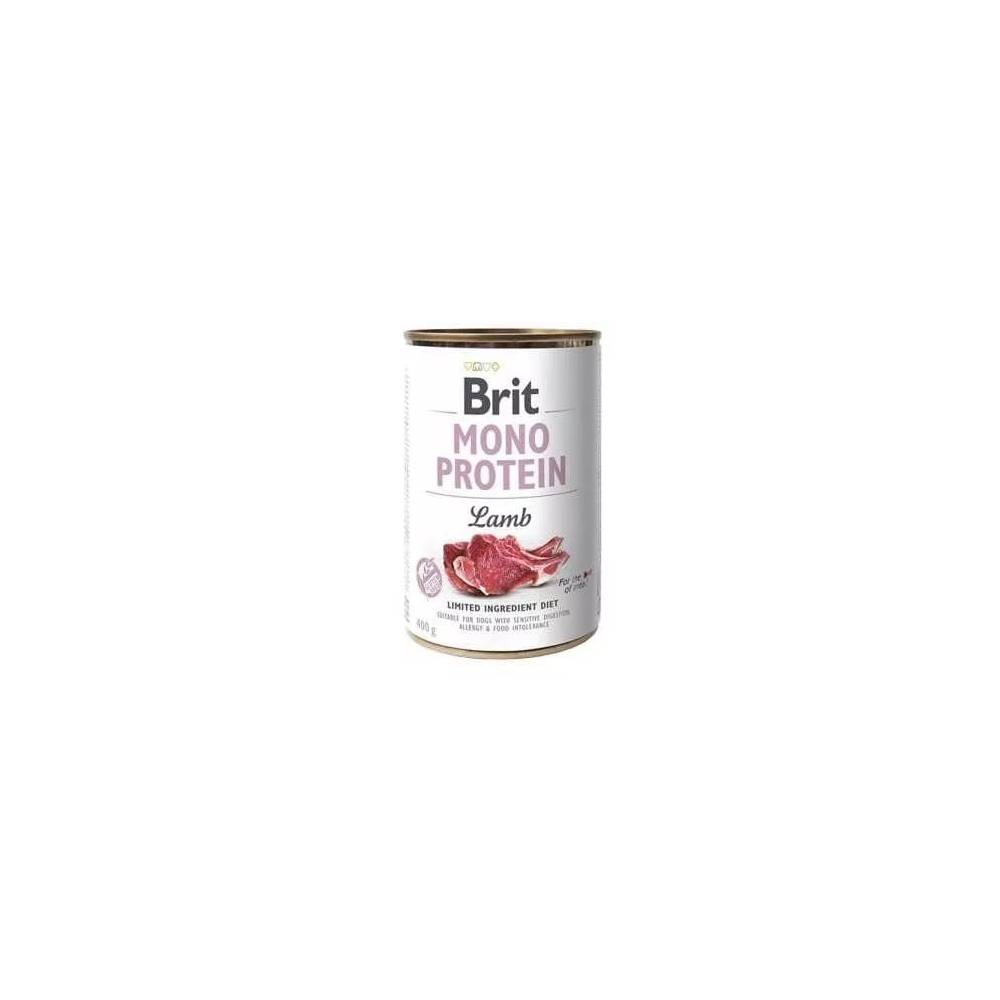 Šlapias šunų maistas Brit Mono Protein, ėriena, 0,4 kg