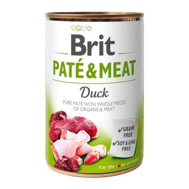 Šlapias šunų maistas Brit Care Paté & Meat, antiena, 0,4 kg