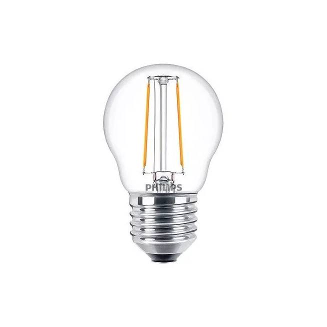 Lemputė Philips LED, P45, šaltai balta, E27, 2 W, 250 lm