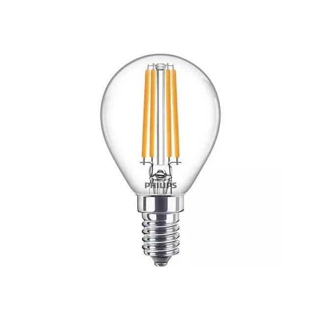 Lemputė Philips LED, P45, šiltai balta, E14, 60 W, 806 lm