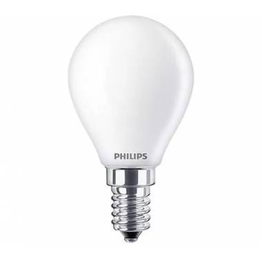 Lemputė Philips LED, P45, šiltai balta, E14, 60 W, 806 lm