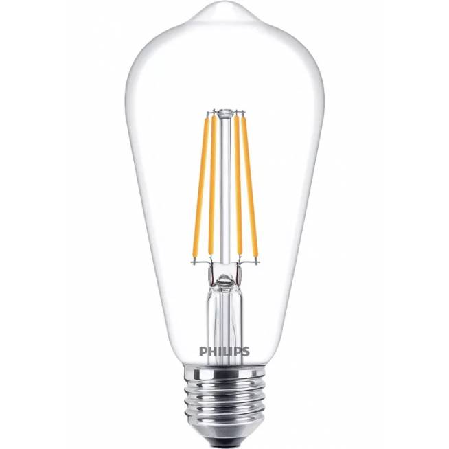 Lemputė Philips LED, ST64, šiltai balta, E27, 7 W, 806 lm