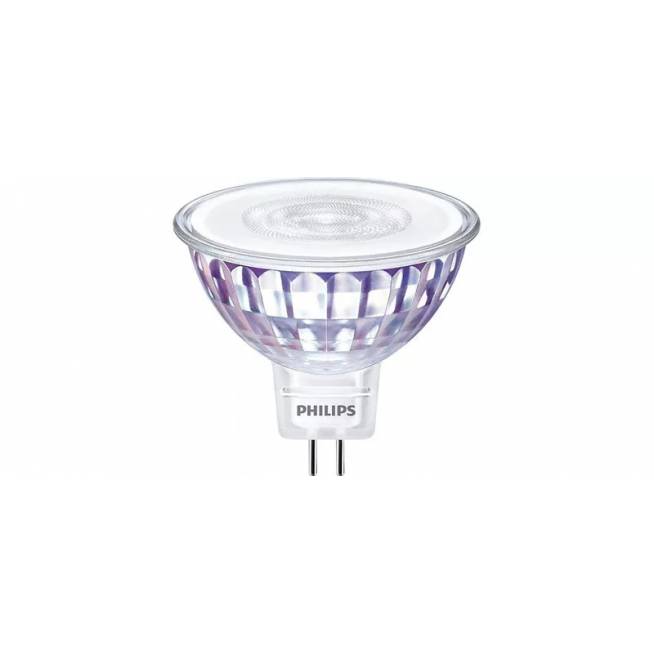 Lemputė Philips LED, MR16, šiltai balta, GU5.3, 7 W, 621 lm