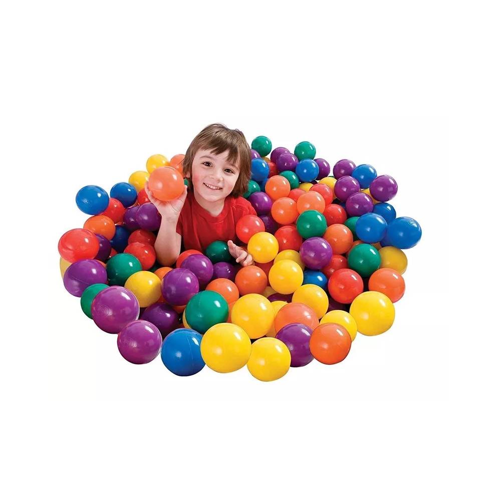 Kamuoliukų rinkinys vaikiškas Intex Ball Toyz 49602, 6,5 cm, 100 vnt.