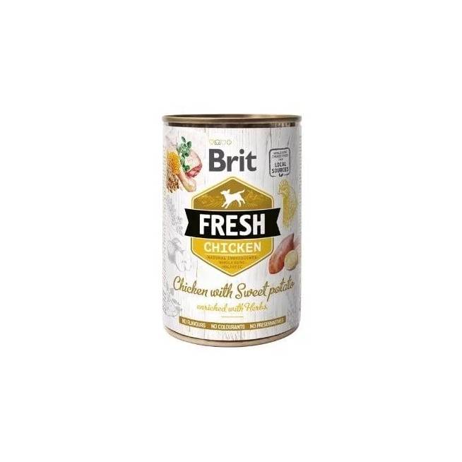 Šlapias šunų maistas Brit FRESH , vištiena, 0.4 kg