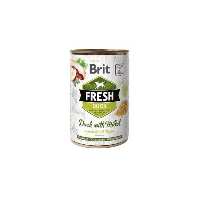 Šlapias šunų maistas Brit Fresh, antiena, 0.4 kg