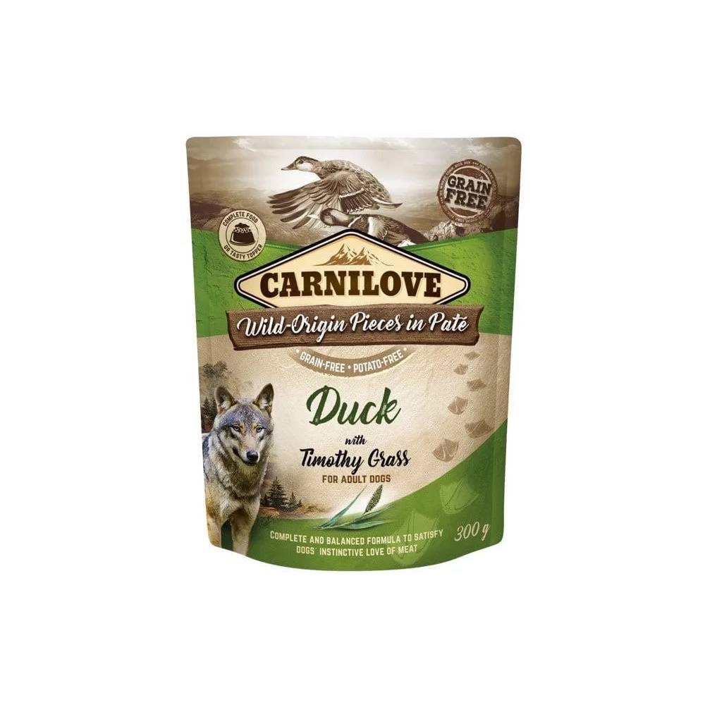 Šlapias šunų maistas Carnilove Pate Duck with Timothy Grass, kalakutiena / antiena, 0,3 kg