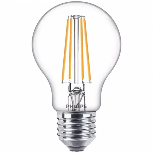 Lemputė Philips LED, A60, šiltai balta, E27, 7 W, 806 lm