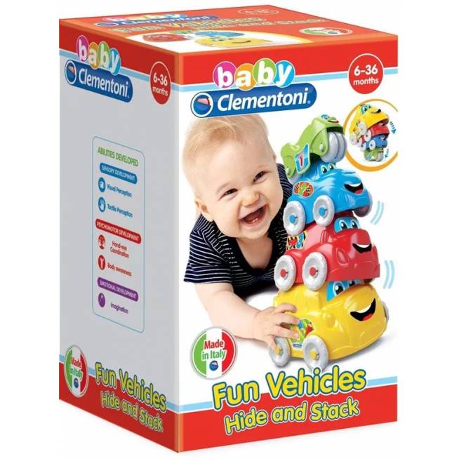 Automobilų piramidė Clementoni Baby 17111