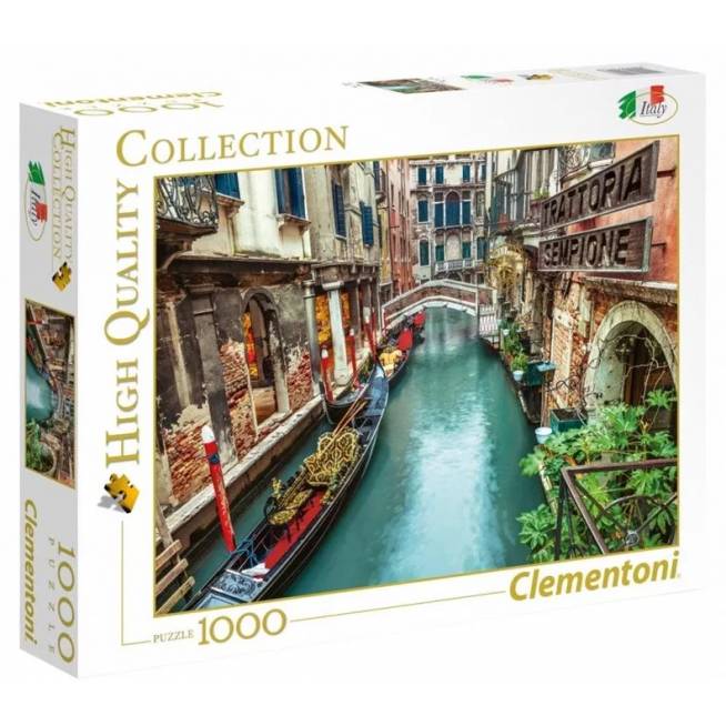 Dėlionė Clementoni High Quality Venice Canal 39458, vaikams, 69 cm x 50 cm