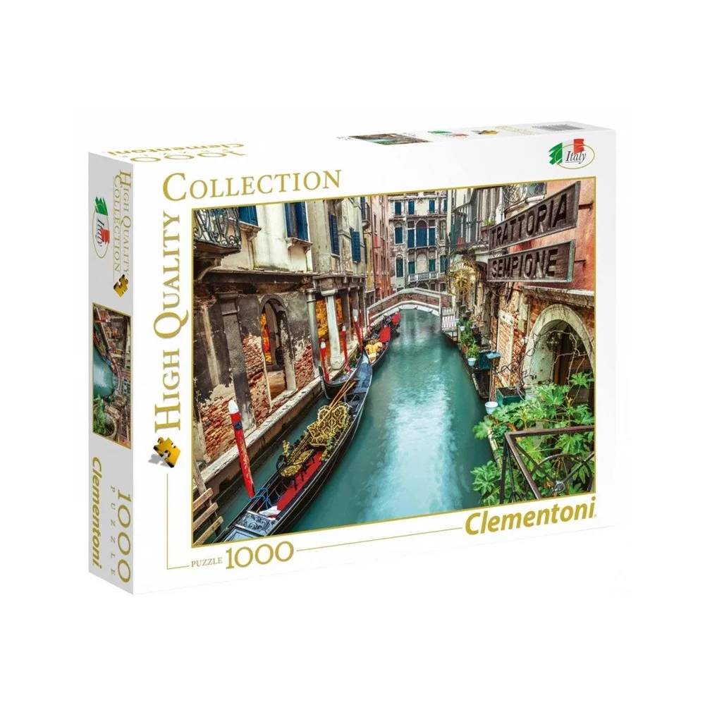 Dėlionė Clementoni High Quality Venice Canal 39458, vaikams, 69 cm x 50 cm