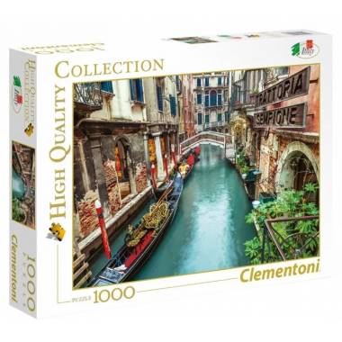 Dėlionė Clementoni High Quality Venice Canal 39458, vaikams, 69 cm x 50 cm