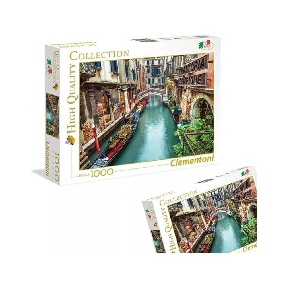 Dėlionė Clementoni High Quality Venice Canal 39458, vaikams, 69 cm x 50 cm