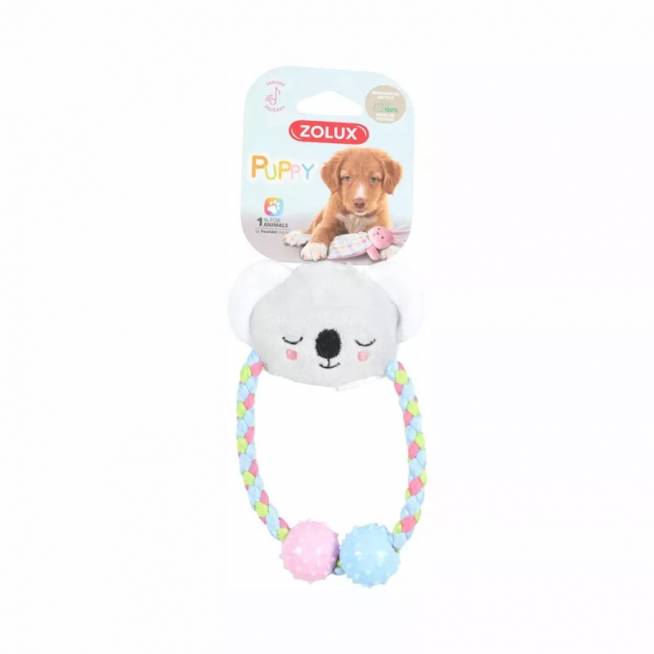 Žaislas šuniui Zolux Plush Toy Rope, pilkas