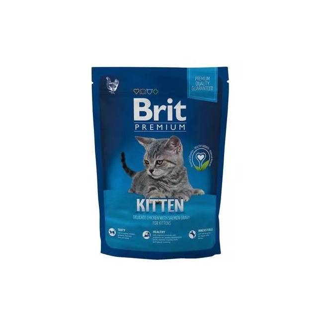 Sausas kačių maistas Brit Premium Kitten, vištiena, 0.3 kg