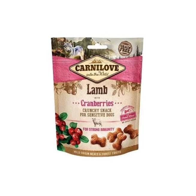 Skanėstas šunims Carnilove Lamb Lamb with Cranberries, ėriena, 0,2 kg