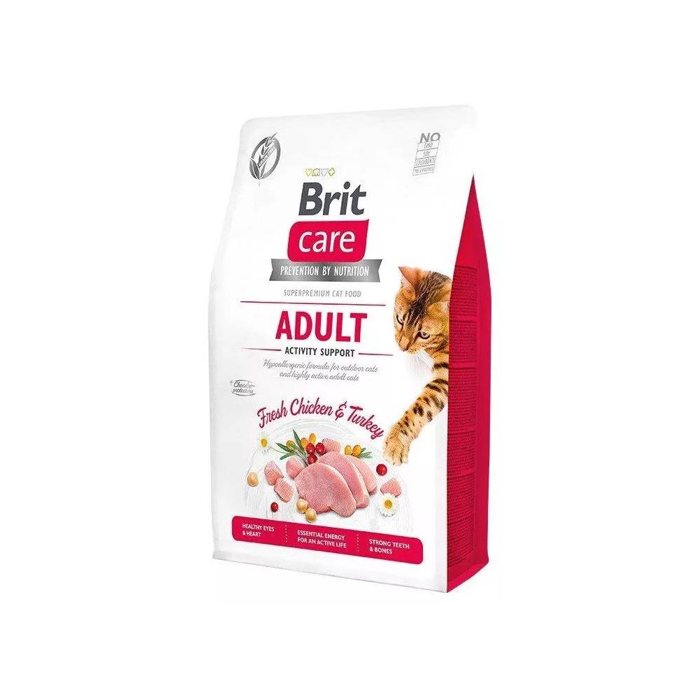 Sausas kačių maistas Brit Care Activity Support M-BRCAVG2, vištiena/kalakutiena, 2 kg