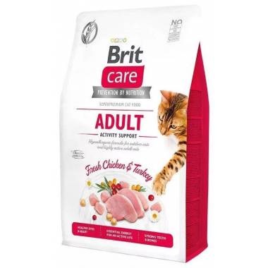 Sausas kačių maistas Brit Care Activity Support M-BRCAVG2, vištiena/kalakutiena, 2 kg