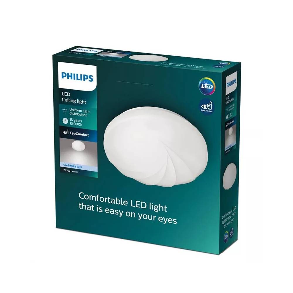 Šviestuvas plafonas Philips Shell CL202, 17 W, LED, 4000 °K