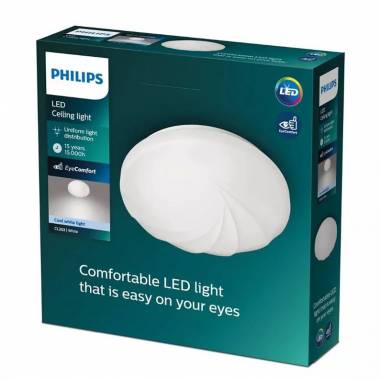 Šviestuvas plafonas Philips Shell CL202, 17 W, LED, 4000 °K