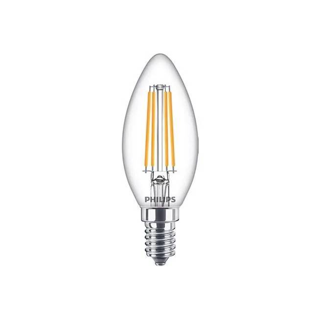 Lemputė Philips LED, B35, šiltai balta, E14, 60 W, 806 lm