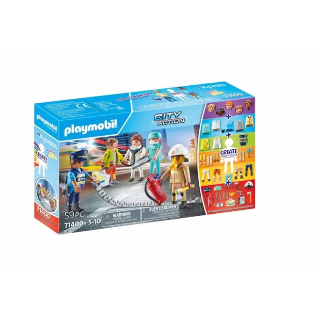 Konstruktorius Playmobil My Figures: Rescue Team 71400, plastikas