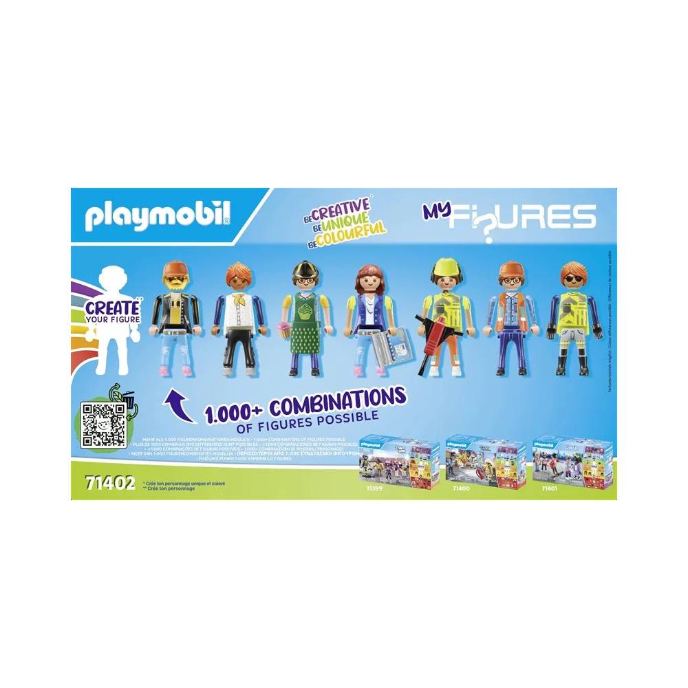 Konstruktorius Playmobil My Figures: Life in the City 71402, plastikas