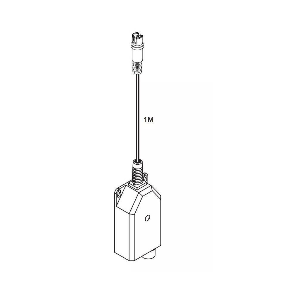 Šviestuvas Ludeco PL7021, 1.5W, LED, IP44, juodas, 2.7 cm x 8.5 cm