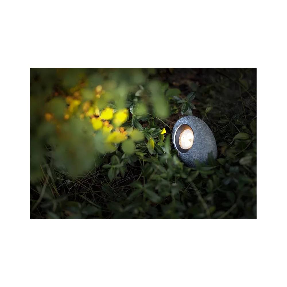 Šviestuvas Ludeco Ingor PL2003, 1.5W, LED, IP44, pilkas, 12.5 cm x 9 cm