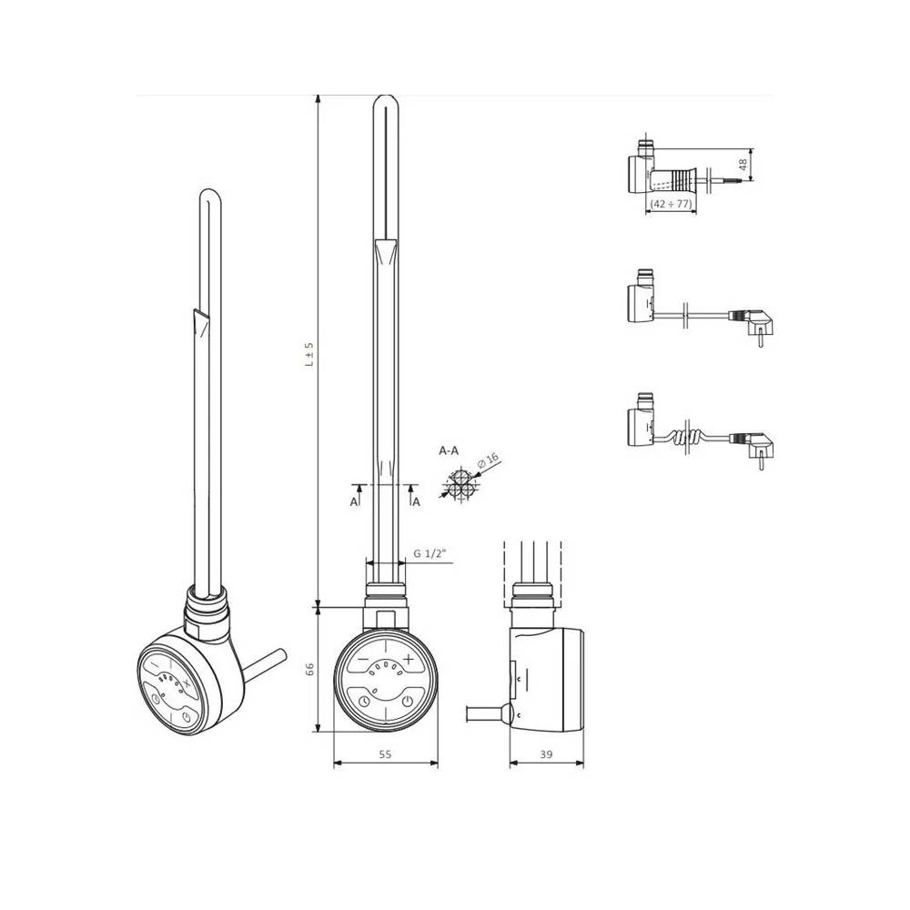 Kaitinimo elementas Terma, 300 W