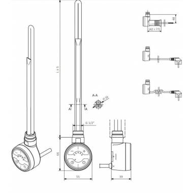 Kaitinimo elementas Terma, 300 W