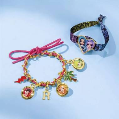 Apyrankių gaminimo rinkinys Totum Rainbow High Charm Bracelets 620414