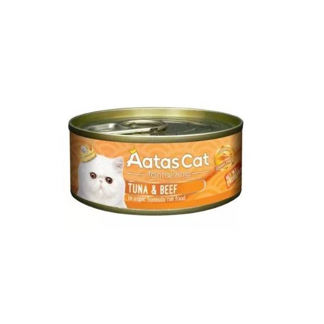 Šlapias kačių maistas Aatas Cat Tantalizing Tuna &Beef, jautiena/tunas, 0.080 kg