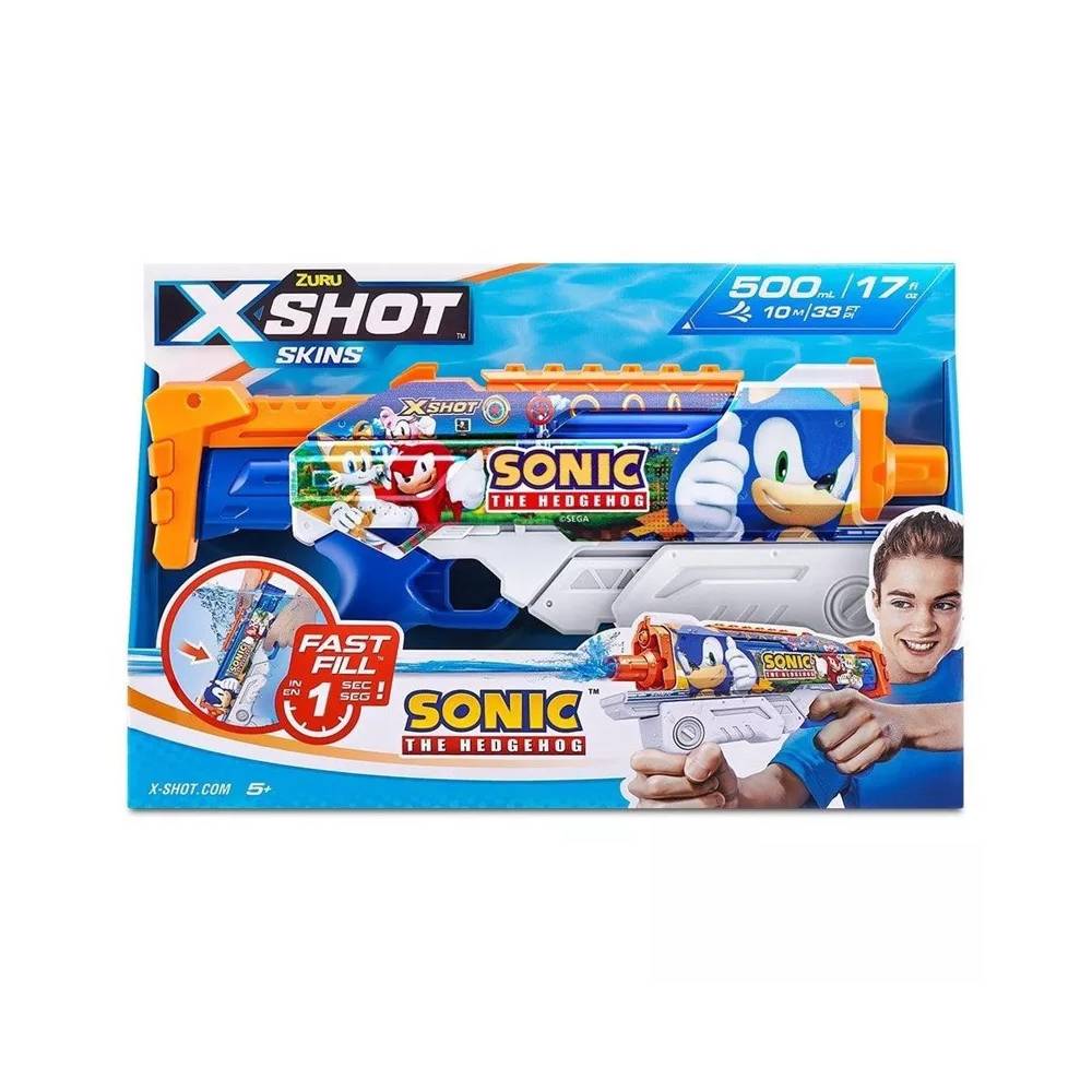 Žaislinis vandens šautuvas XSHOT NANO FAST-FILL SKINS SONIC 118107