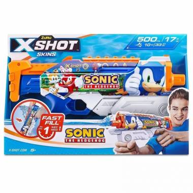 Žaislinis vandens šautuvas XSHOT NANO FAST-FILL SKINS SONIC 118107