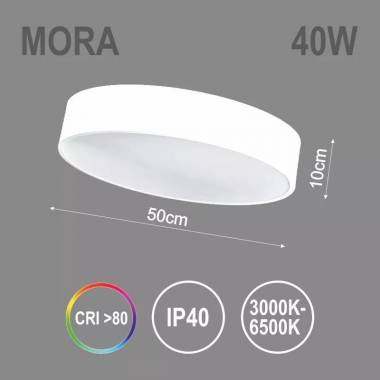 Šviestuvas kabinamas Tope Mora 6004000029, 40 W, LED, 3000 - 6500 °K