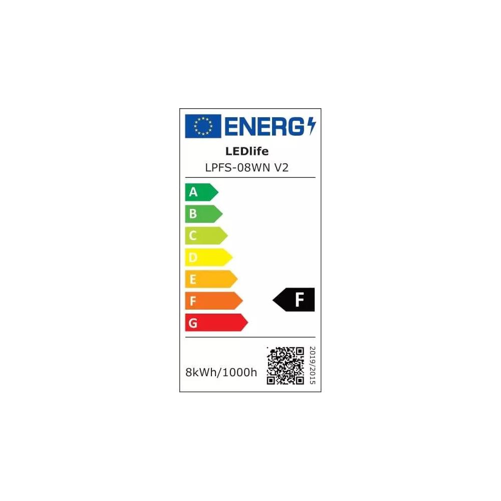 Tvirtinamas šviestuvas įleidžiamas LEDlife, 4000°K, LED, baltas