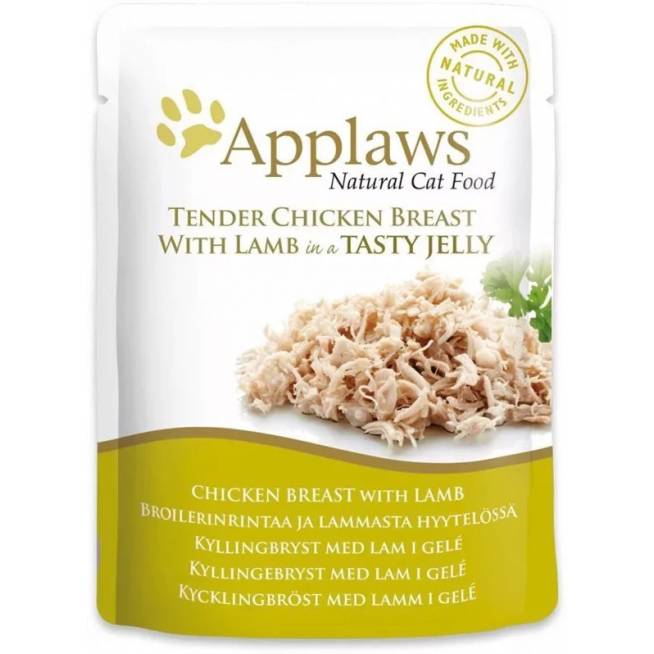 Šlapias kačių maistas Applaws Natural Cat Food, ėriena/vištiena, 0.07 kg