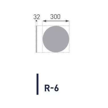 Apdailos elementas Marbet R-6, balta, 0.3 m x 300 mm