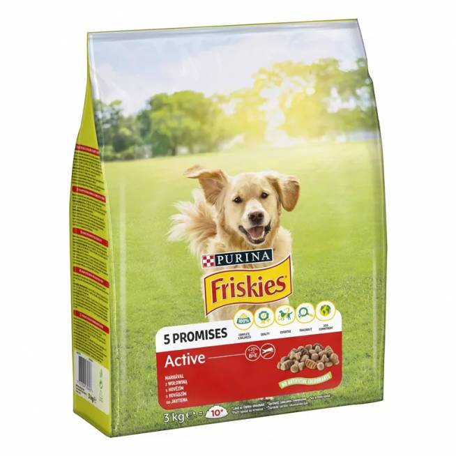 Sausas šunų maistas Friskies, 3 kg