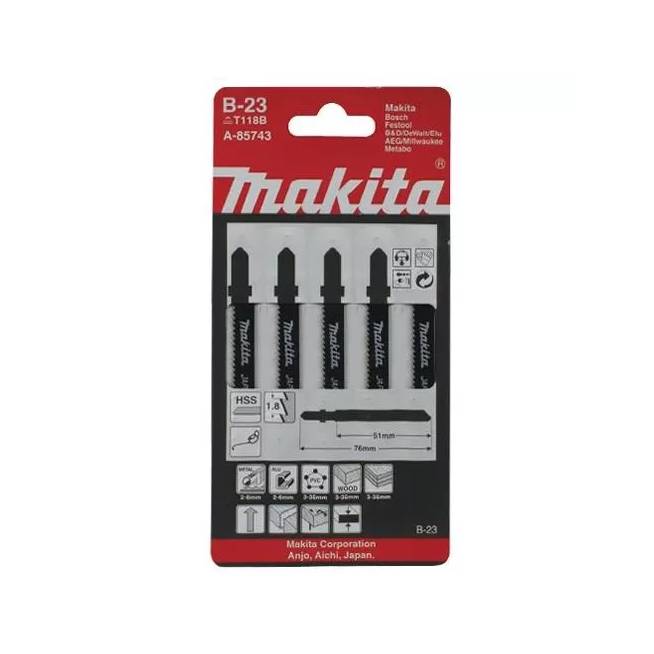 Pjūklelių komplektas Makita A-85743 T118B, 5 vnt.